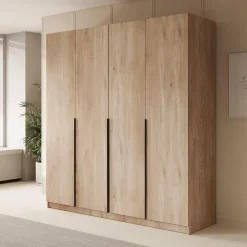 Meubella - Kledingkast Sabre - Eiken - 200 cm Online