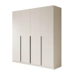 Meubella - Kledingkast Sabre - Wit - 200 cm Best