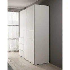 Meubella - Kledingkast Walter - Wit - 170 cm Clearance