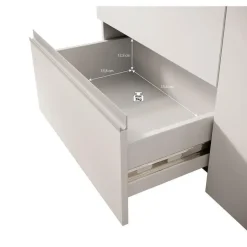 Meubella - Kledingkast Walter - Eiken - Grijs - 200 cm Hot