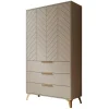 Meubella - Kledingkast Xiano - Beige - 103 cm Hot