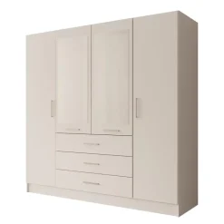 Meubella - Komodo - Kledingkast met 4 deuren - Wit - 200x61x201 cm Sale