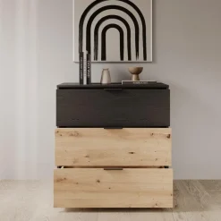 Meubella - Ladekast Augustus - Eiken - 80 cm