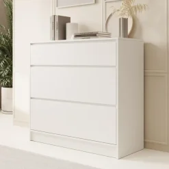 Meubella - Ladekast Brett - Wit - 99 cm Sale