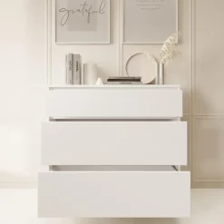 Meubella - Ladekast Brett - Wit - 99 cm Sale