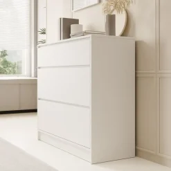 Meubella - Ladekast Brett - Wit - 99 cm Sale