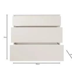 Meubella - Ladekast Brett - Wit - 99 cm Sale