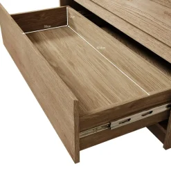 Meubella - Ladekast Cuarto - Eiken - 91 cm Online