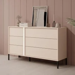 Meubella - Ladekast Desert - Beige - 137 cm Clearance