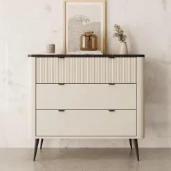 Meubella - Ladekast Mace - Beige - 90 cm Best