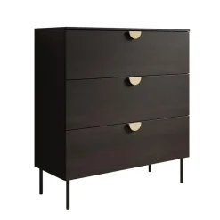 Meubella - Ladekast Monor - Zwart eiken - 100 cm Hot