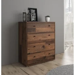 Meubella - Ladekast Tonga - Old wood - 74 cm Hot