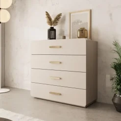 Meubella - Luzon - Ladekast - Beige - 100x44x92 cm New