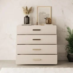 Meubella - Luzon - Ladekast - Beige - 100x44x92 cm New