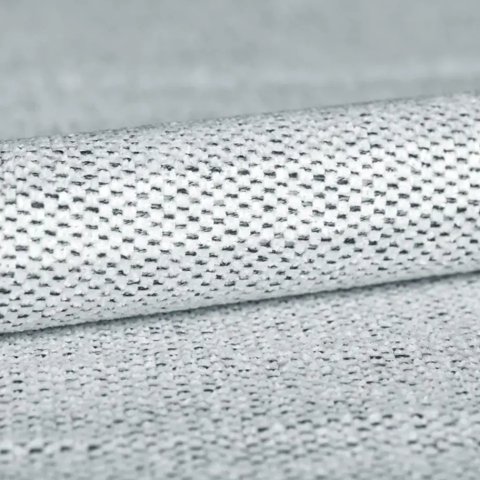 Meubella - Manolo - Hoekbank 5-zits met chaise longue - Stof grijs - Rechts Sale