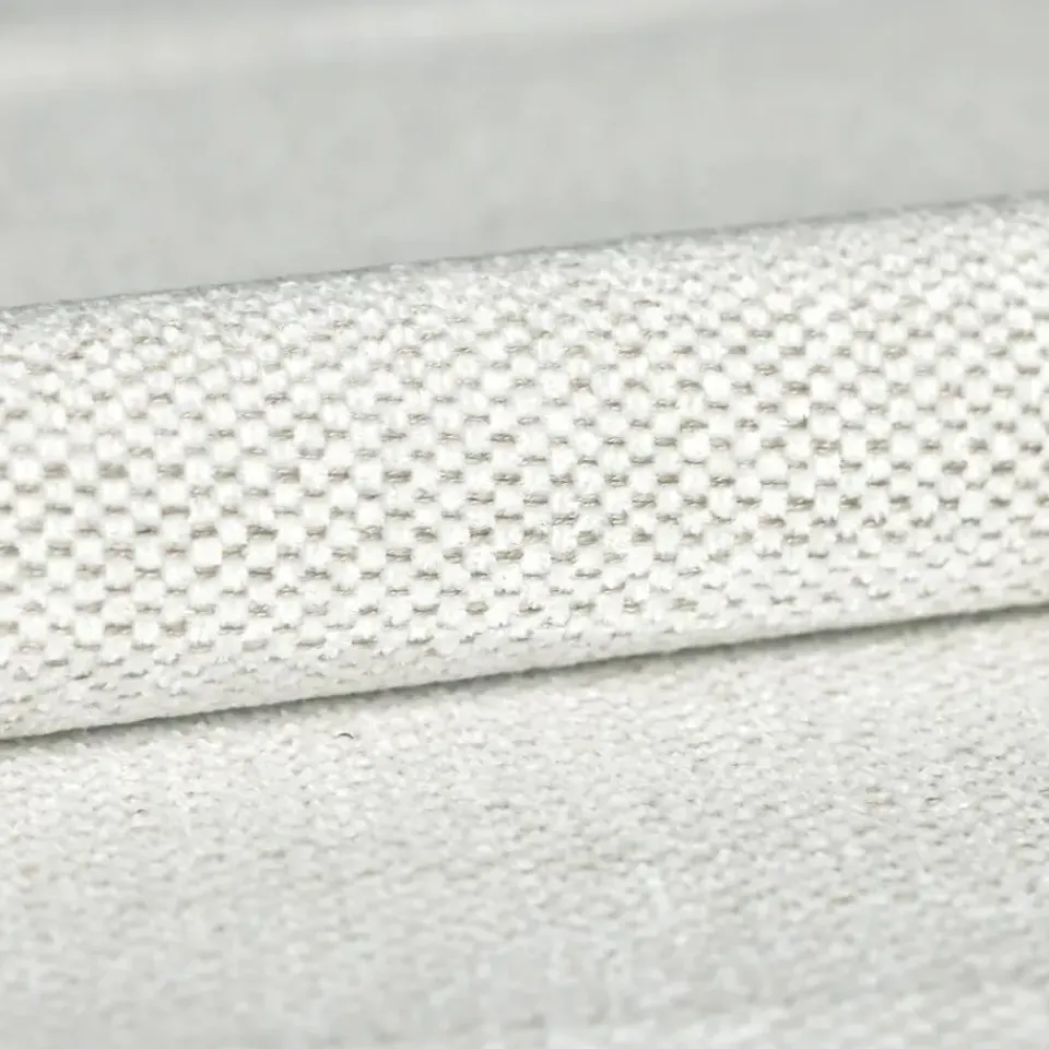 Meubella - Manolo - Hoekbank 5-zits met chaise longue - Stof beige - Rechts New