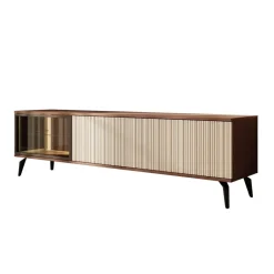 Meubella - Riverhead - TV-Meubel - Beige/Eiken - 180 cm Hot