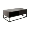 Meubella - Salontafel Delta - Zwart - 120 cm Online