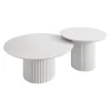 Meubella - Salontafel Mixx - Wit - Set van 2 Clearance