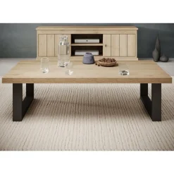 Meubella - Salontafel Vince - Eiken - 130 cm Sale