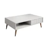 Meubella - Salontafel Winq - Wit - 102 cm New