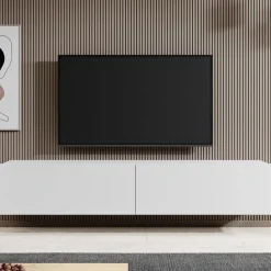 Meubella - TV-Meubel Asilento - Mat wit - 180 cm Best