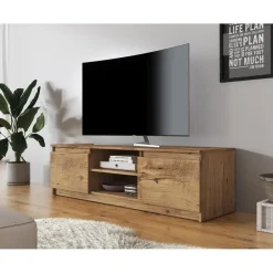 Meubella - TV-Meubel Diaz - Eiken - 120 cm Sale