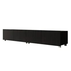 Meubella - TV-Meubel Kenderes - Zwart - 200 cm Sale