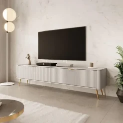 Meubella - TV-Meubel Lima - Beige - 200 cm
