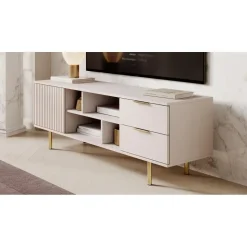 Meubella - TV-Meubel Nicola - Beige - 150 cm Online