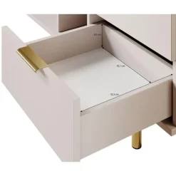 Meubella - TV-Meubel Nicola - Beige - 150 cm Online