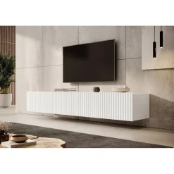 Meubella - TV-Meubel Pepinos - Wit - 200 cm Outlet