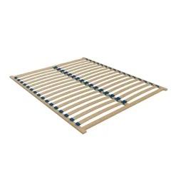 Meubella - Tweepersoonsbed Chief - Grijs - Velvet - 160x200 cm New