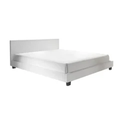 Meubella - Tweepersoonsbed George - Wit - 140x200 cm Outlet