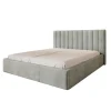 Meubella - Tweepersoonsbed Chief - Grijs - Velvet - 180x200 cm Outlet