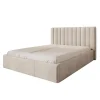 Meubella - Tweepersoonsbed Chief - Beige - Velvet - 160x200 cm Clearance
