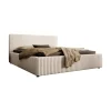 Meubella - Tweepersoonsbed Infinity - Beige - Fluffy ribstof - 160x200 cm Hot