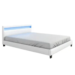 Meubella - Tweepersoonsbed Paris - Wit - 140x200 cm Hot