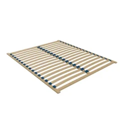 Meubella - Tweepersoonsbed Excalibur - Beige teddystof - 160x200 cm Hot