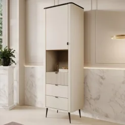 Meubella - Wandkast Mace - Beige - 60 cm Discount