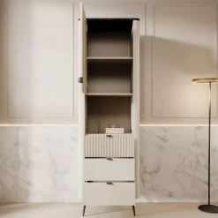 Meubella - Wandkast Mace - Beige - 60 cm Discount