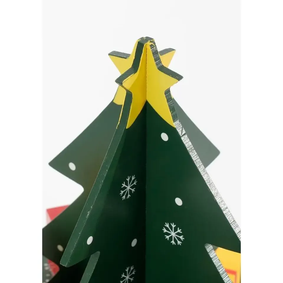 Mica Decorations Adventskalender - H30 x Ø28 cm - MDF - Meerkleurig Clearance