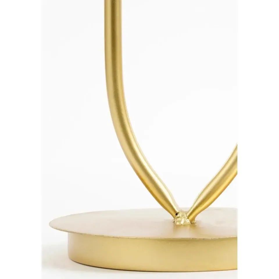 Mica Decorations Aletta Kandelaar - L15 x B15 x H48 cm - Metaal - Goud Clearance