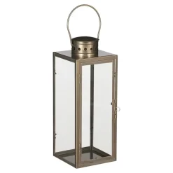 Mica Decorations Arzilla Lantaarn - L13,5 x B13 x H34,5 cm - Goud Discount