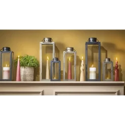 Mica Decorations Arzilla Lantaarn - L13,5 x B13 x H34,5 cm - Zwart New