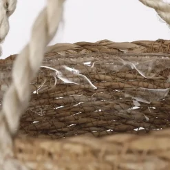 Mica Decorations Atlantic Plantenmand Set van 2 - Ø16 cm - Lichtbruin New