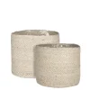 Mica Decorations Atlantic Mand voor Planten Set van 2 - Ø30 cm - Crème Best