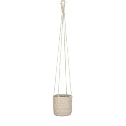 Mica Decorations Atlantic Mand voor Planten Set van 2 - Ø16 cm - Crème Outlet