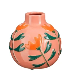 Mica Decorations Ava Vaas - H20 x Ø20 cm - Keramiek - Roze Outlet