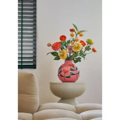 Mica Decorations Ava Vaas - H20 x Ø20 cm - Keramiek - Roze Outlet